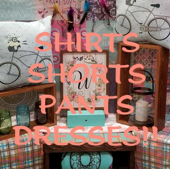 SHIRTS SHORTS PANTS DRESSES - Picture 1 of 1